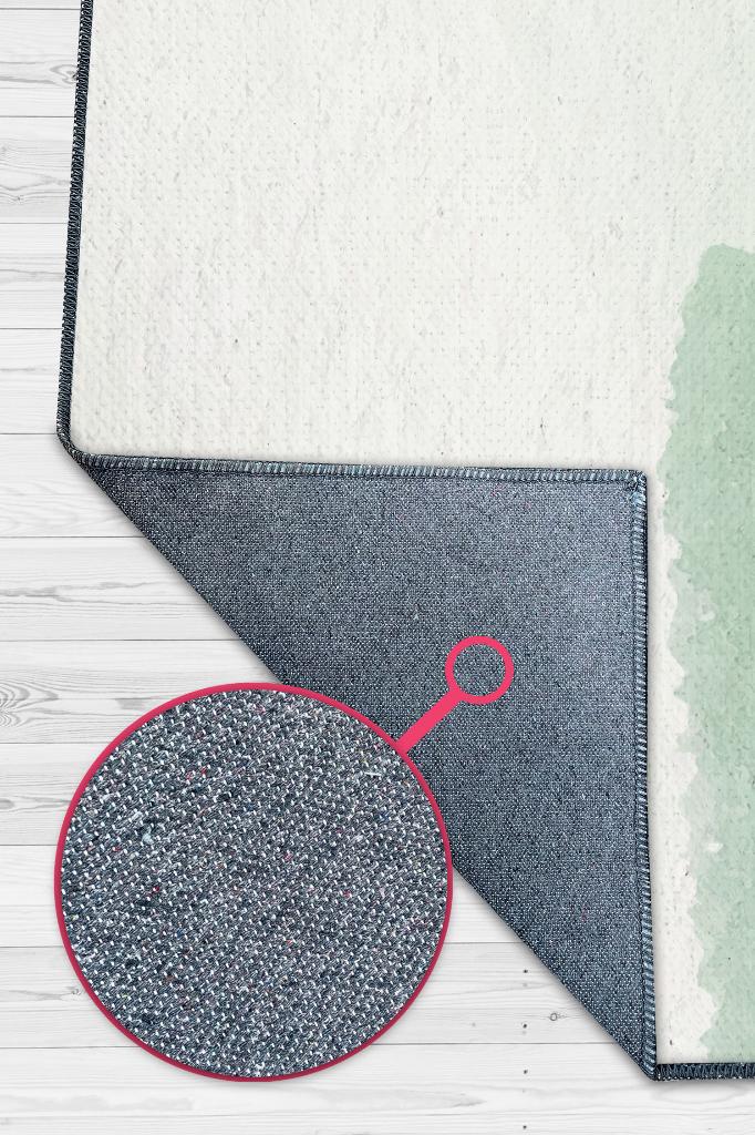 İyi Ye İyi Ol Yeşil Renk Halı Minimal Diyetisyen Ofisine Diyetisyen Temalı Hediye Halı