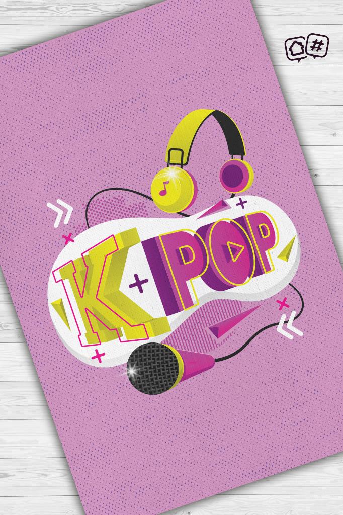 K-pop Yıldızı Pmebe Renkli Halı Kpop Sever Halısı Hediyelik Halı Çok Renkli Genç Halısı