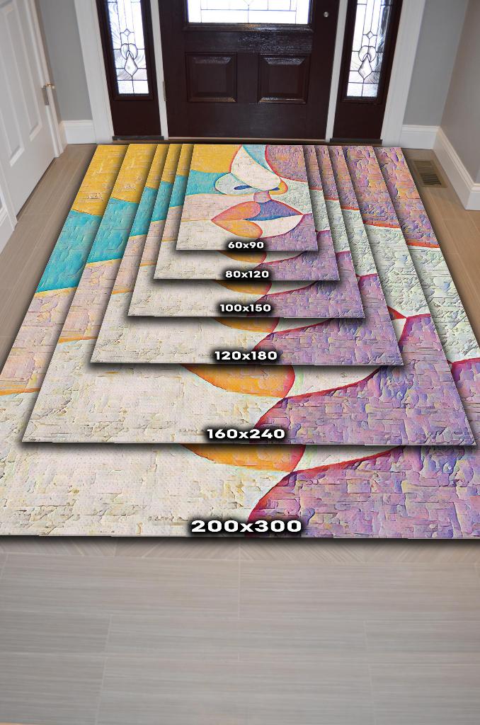 Kadın Rengi Dekoratif Halı