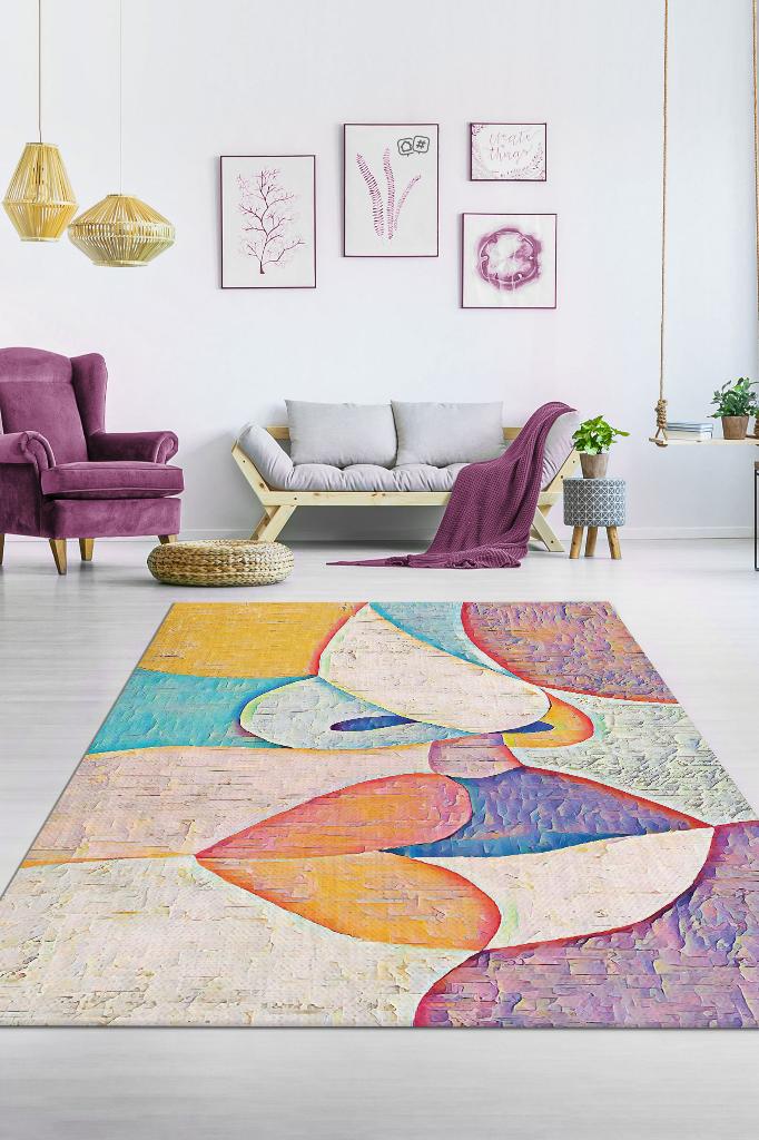 Kadın Rengi Dekoratif Halı