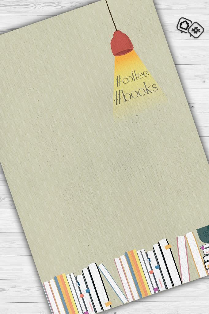 Kahve ve Kitaplar Yeşil Renkli Kitap Sever Halısı Okuma Sever Çalışma Odası Halısı