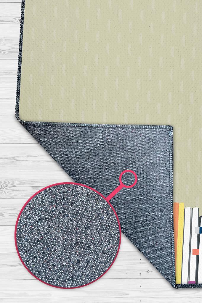 Kahve ve Kitaplar Yeşil Renkli Kitap Sever Halısı Okuma Sever Çalışma Odası Halısı