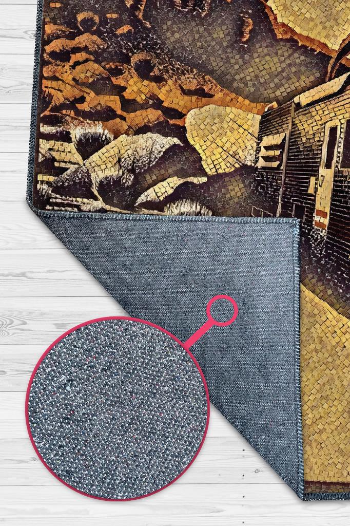 Karavan Film Desenli Halı Breaking Bad Film Halısı Renkli Dokulu Film Serisi Halısı