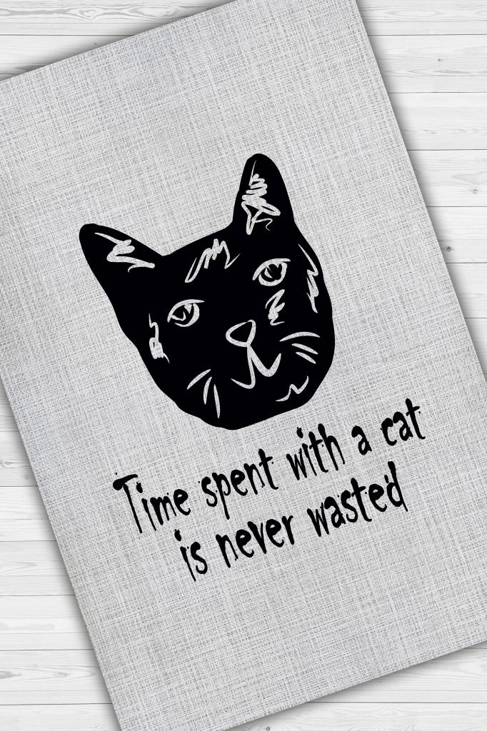 Kedimle Zaman Açık Gri Halı Düz Renk Kedi Sever Halı Sade Salon Halısı Açık Renk Halı