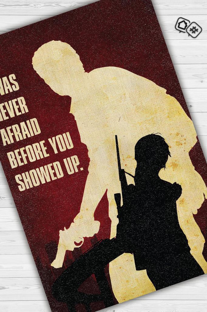 Korkmuyordum Çok Renkli Oyuncu Halısı Zemini Kırmızı Gamer Temalı Last Of Us Sever Halısı