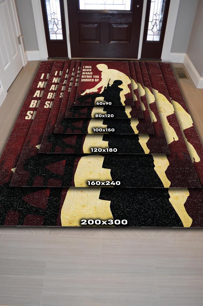 Korkmuyordum Çok Renkli Oyuncu Halısı Zemini Kırmızı Gamer Temalı Last Of Us Sever Halısı