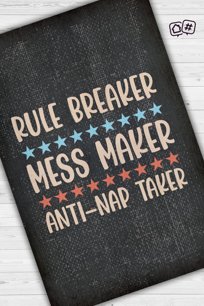 Kuralsız ve Uykusuz Siyah Renkli Çocuk Odası Halısı Minimal Çocuk Halısı Bebek Temalı Halı