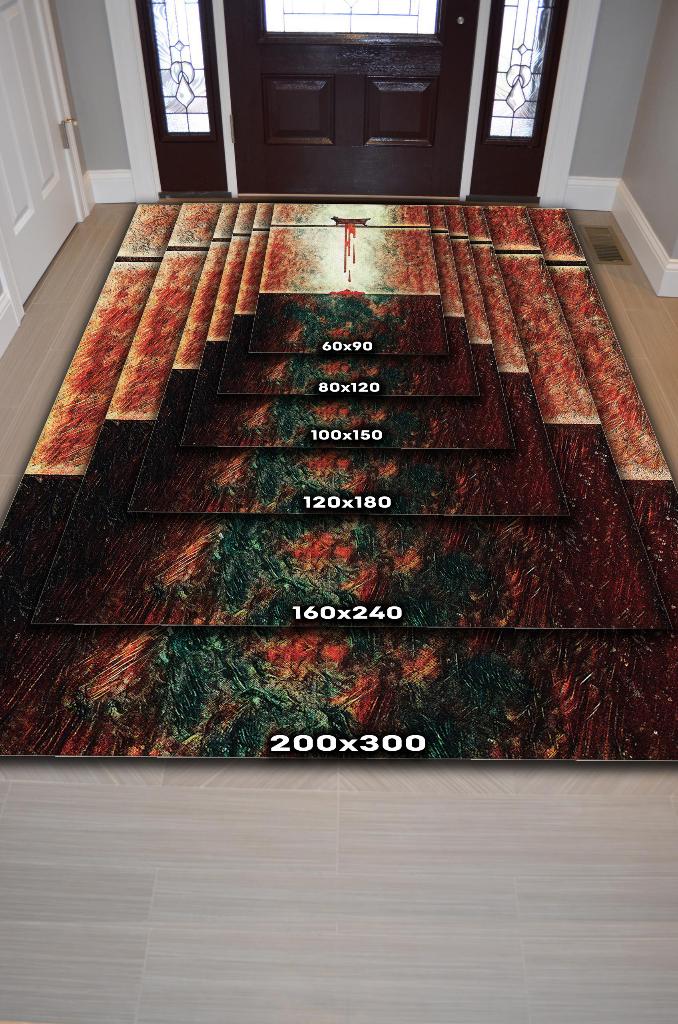 Küvet Film Desenli Halı Breaking Bad Film Halısı Çok Renkli Art Deko Film Serisi Halı