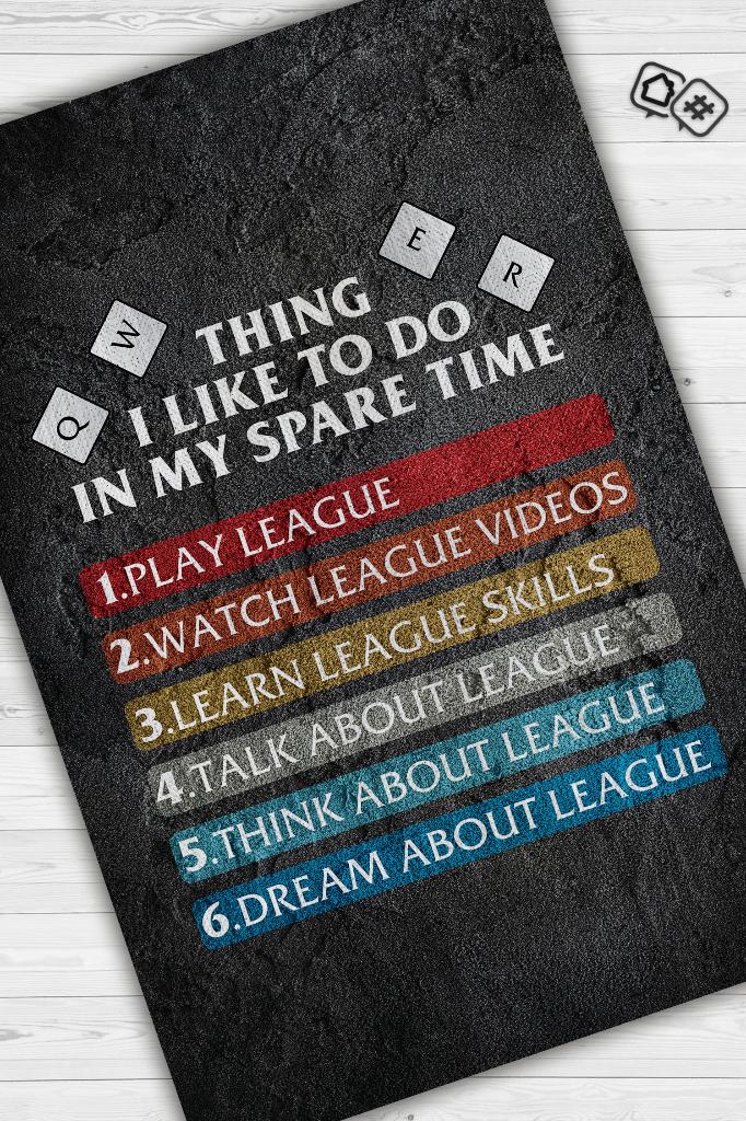 Lig Programı Siyah Renk Oyuncu Halısı Yazılı Gamer Temalı Halı League Of Legends Sever Halı