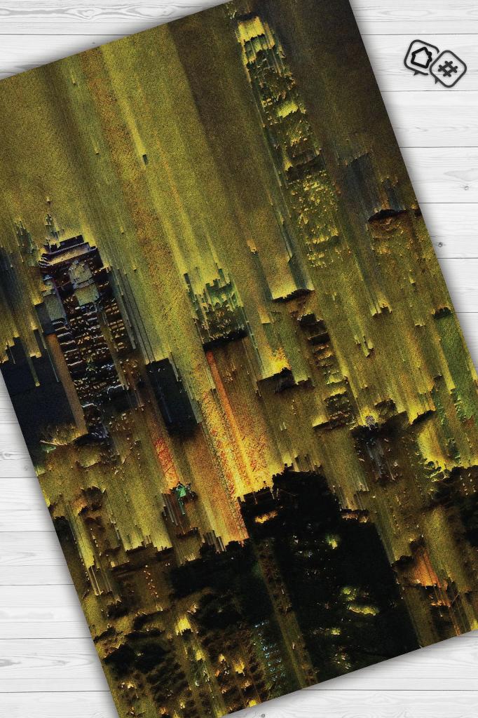 Lüks Şehre Fırça Dekoratif Halı