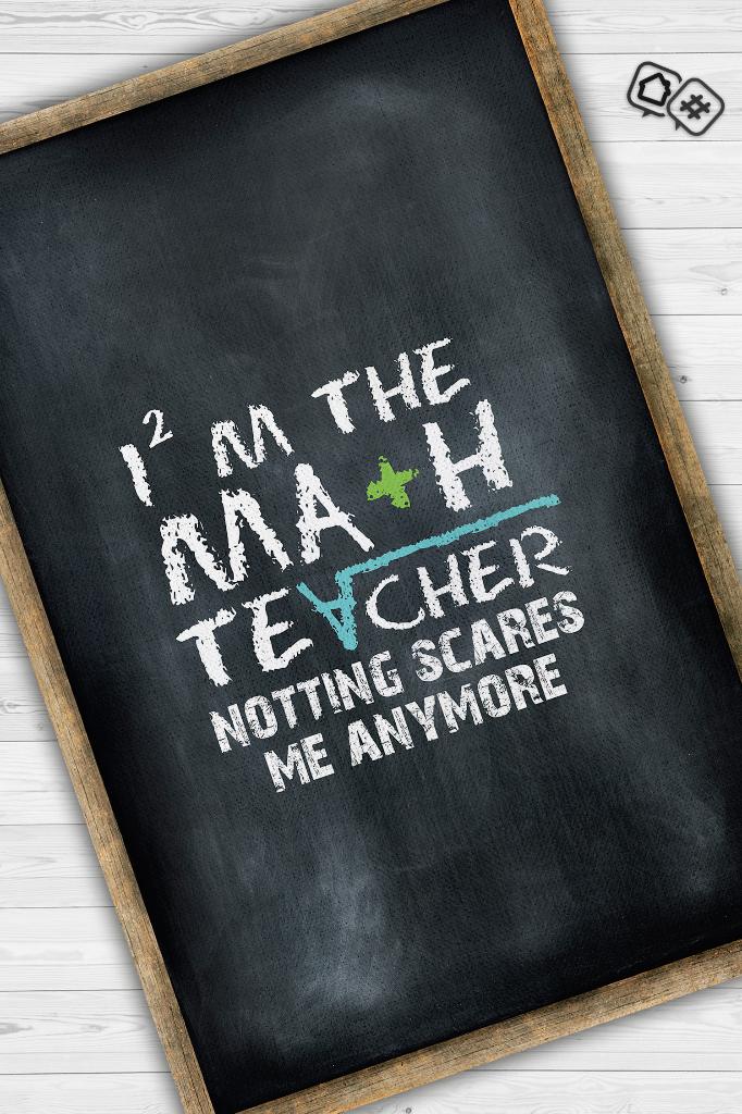 Matematik Öğretmeni Dekoratif Öğretmen Halısı