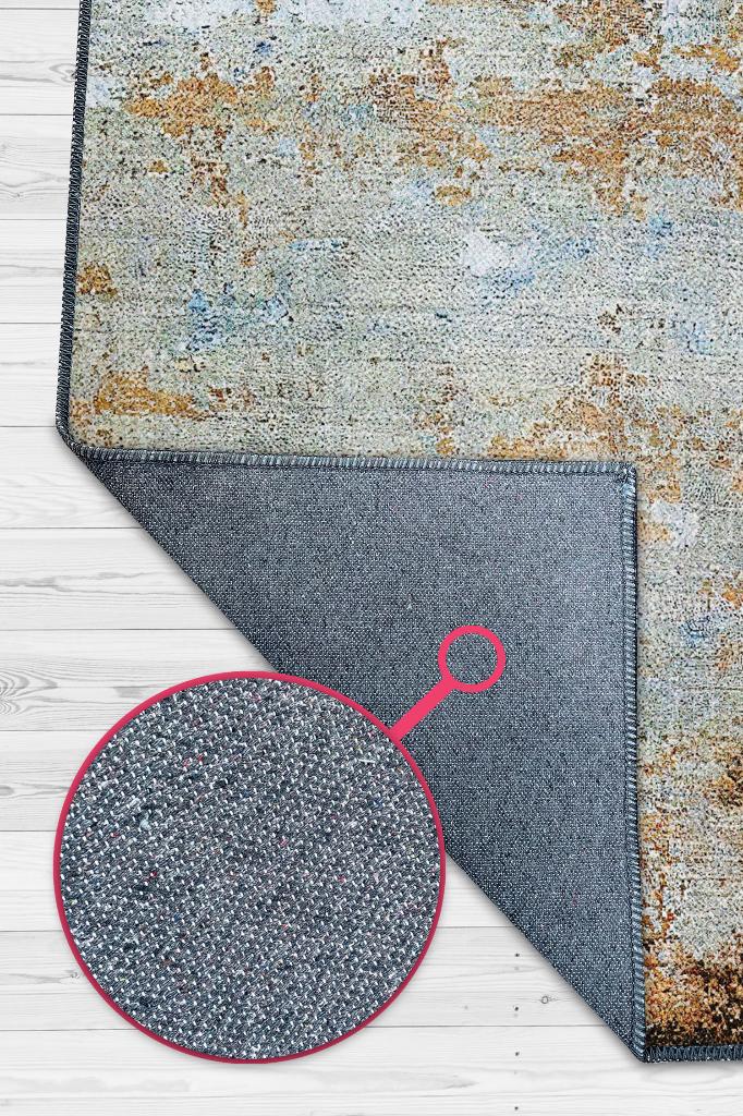 Mavi Toprak Dekoratif Halı