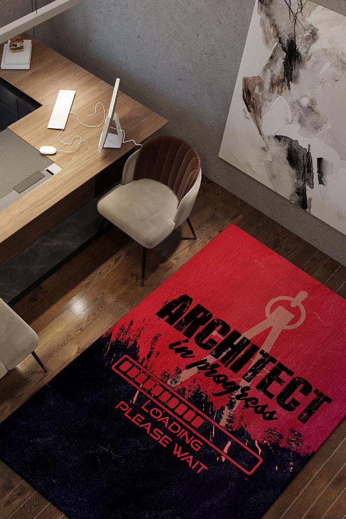 Mimar Oluyorum Dekoratif Mimar Halısı