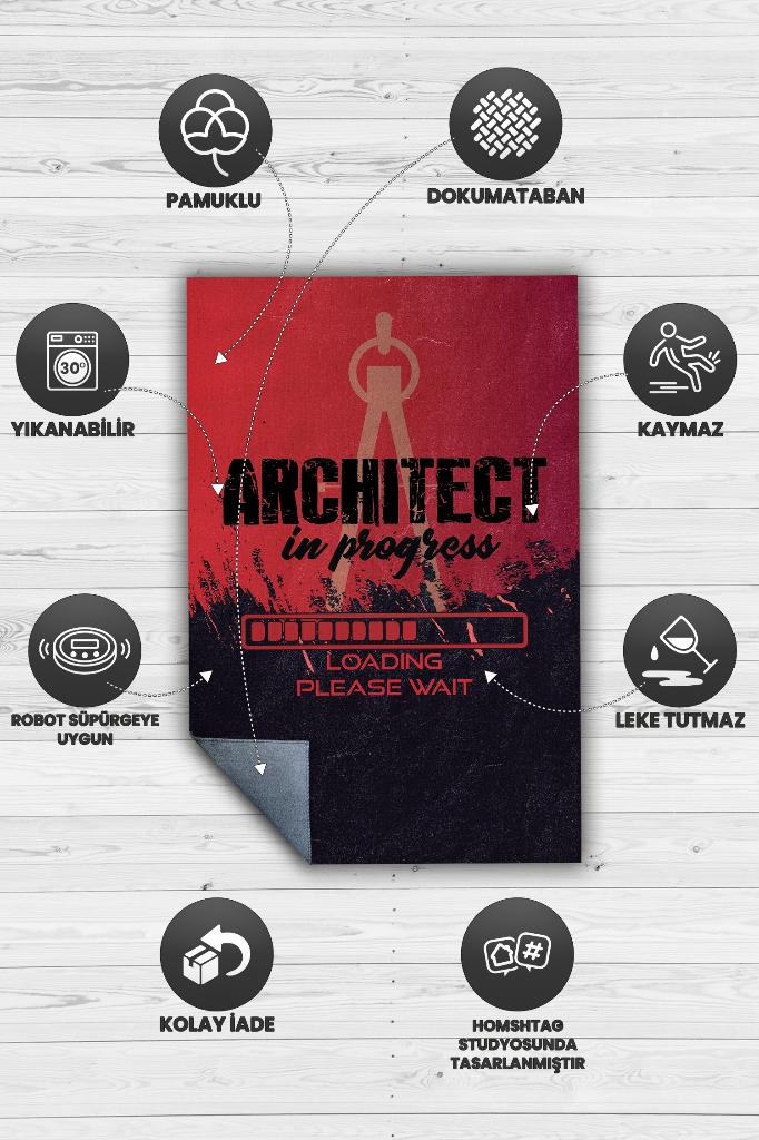 Mimar Oluyorum Dekoratif Mimar Halısı