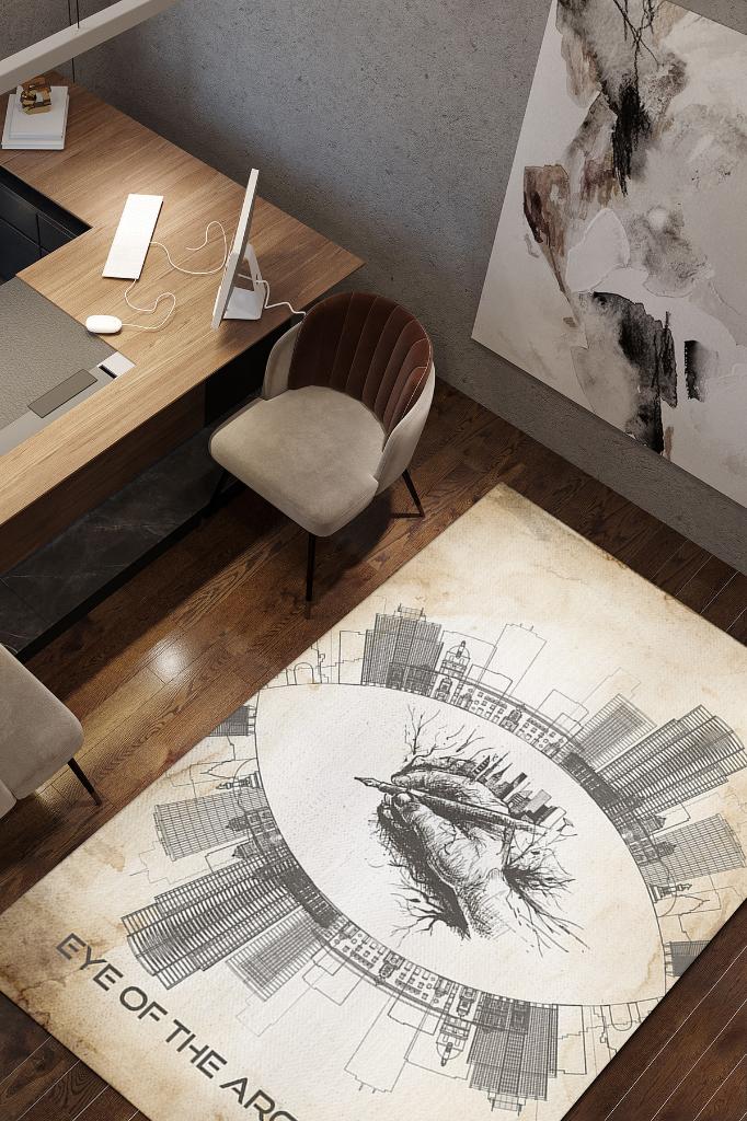 Mimarın Gözü Dekoratif Mimar Halısı
