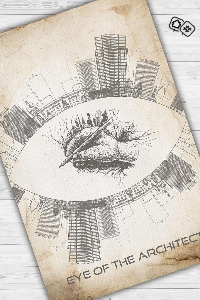 Mimarın Gözü Dekoratif Mimar Halısı