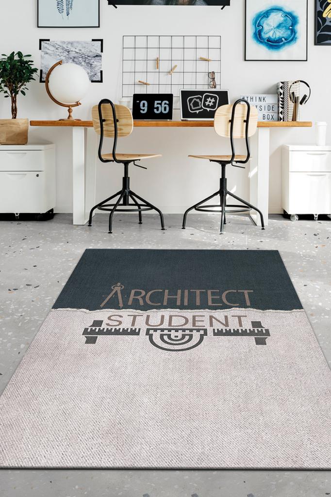 Mimarlık Öğrencisi Dekoratif Mimar Halısı