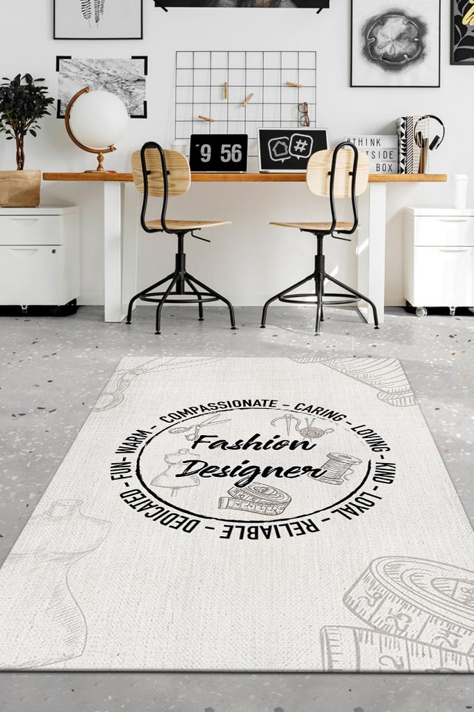 Moda Tasarımcısı Dekoratif Tasarımcı Halısı