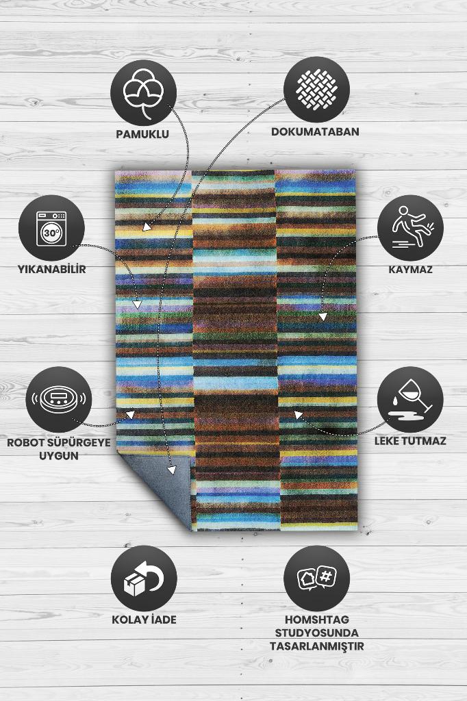 Modern Patchwork Dekoratif Halı