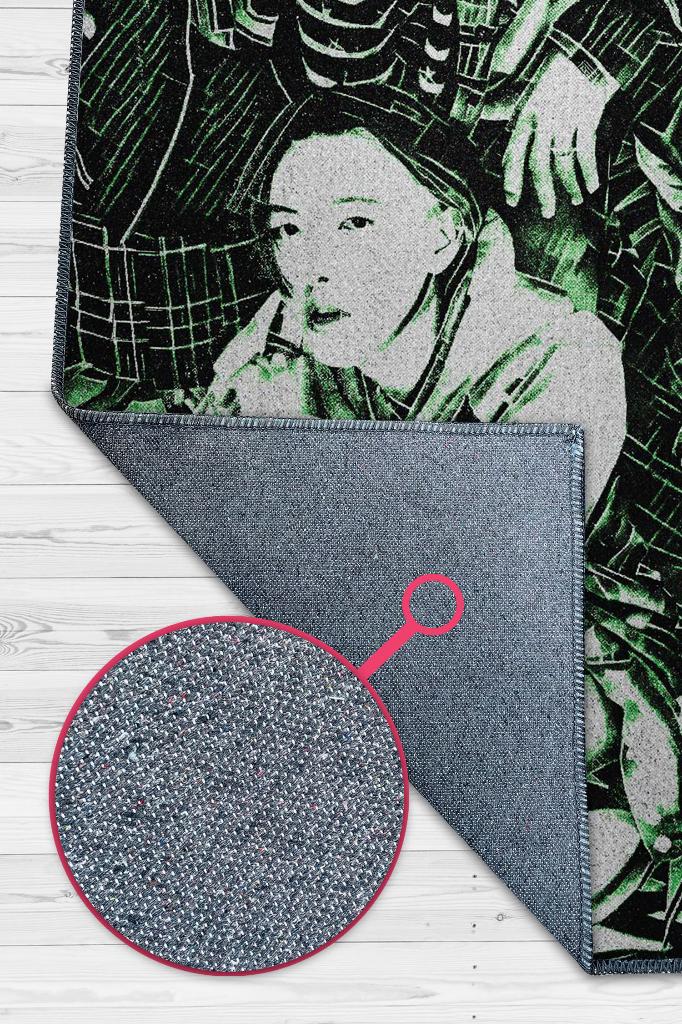 Nct Koyu Renkli Halı Müzik Sever Halısı Kpop Figürlü Genç Odası Halısı Özel Tasarım Halı