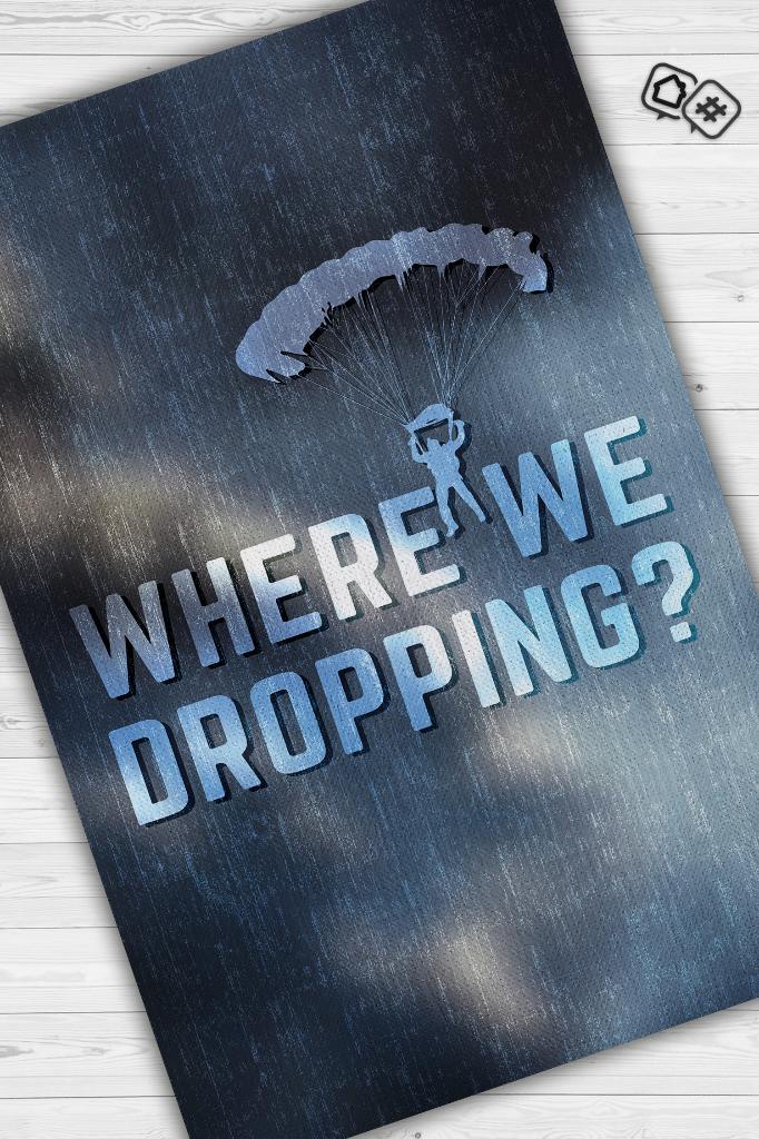 Nereye İniyoruz Renkli Oyuncu Halısı Mavi Renk Gamer Temalı Halı Cod Warzone Hediye Halı