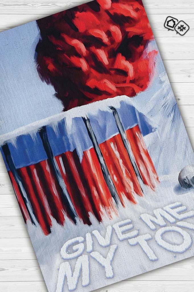 O Oyuncak Benim Çok Renkli Oyuncu Halısı Mavi Renk Gamer Temalı Halı Pubg Sever Hediye Halı