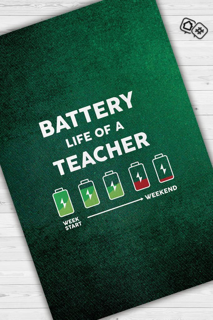 Öğretmenin Haftası Dekoratif Öğretmen Halısı