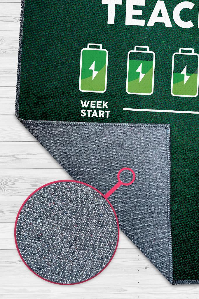 Öğretmenin Haftası Dekoratif Öğretmen Halısı