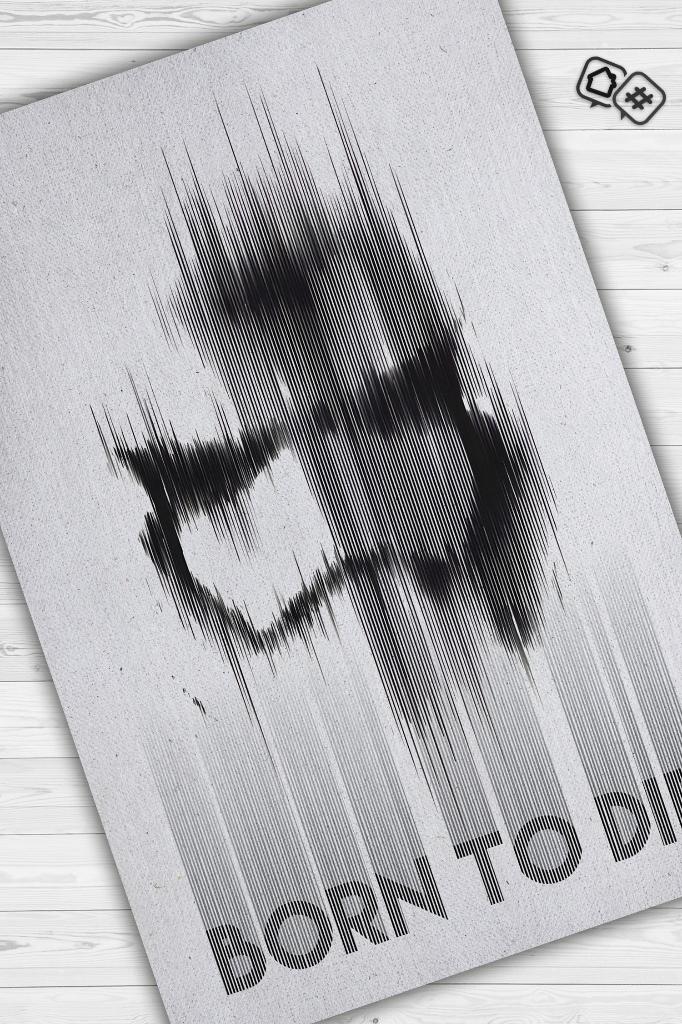 Ölmek İçin Doğmuş Film Halısı Star Wars Temalı Film Halısı Gri Renk Star Wars Filmi Halısı