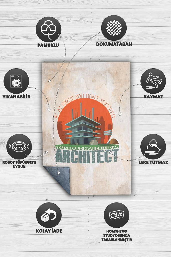 Önce Mimarı Ara Dekoratif Mimar Halısı