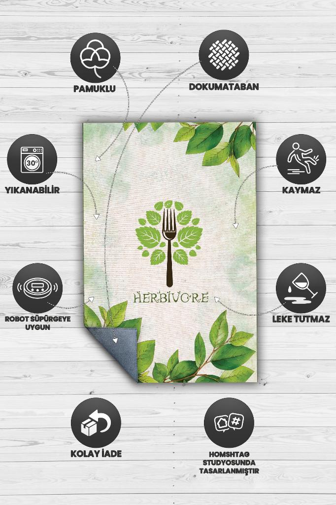 Otçul Dekoratif Vegan Halısı