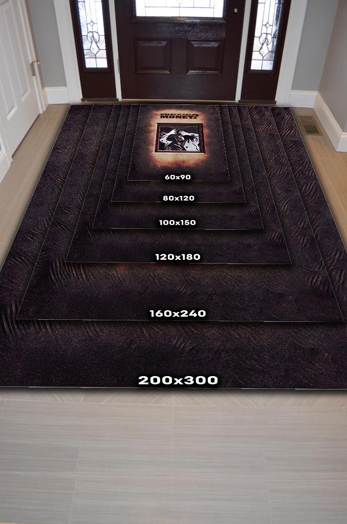 Para Nerede Film Desenli Halı Breaking Bad Film Halısı Çok Renkli Gölgeli Film Serisi Halı