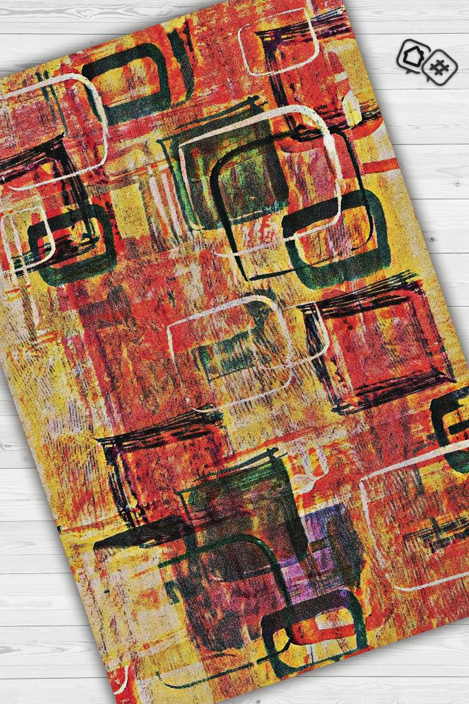 Pastel Dekoratif Halı