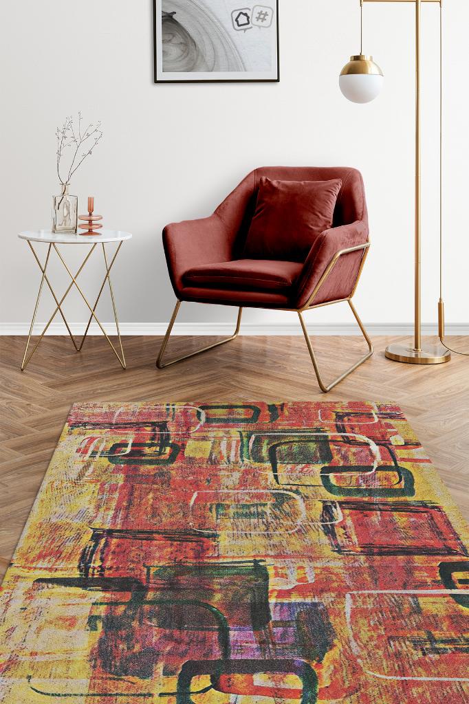 Pastel Dekoratif Halı