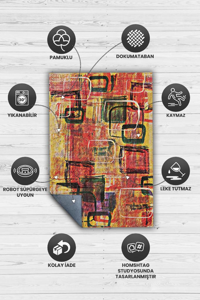 Pastel Dekoratif Halı