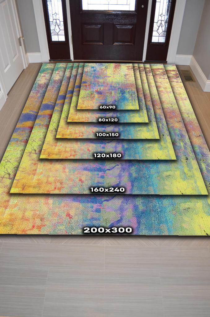 Pastel Dekoratif Halı