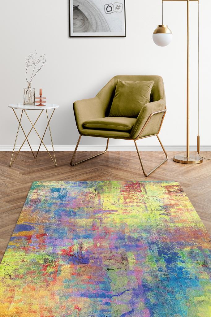 Pastel Dekoratif Halı