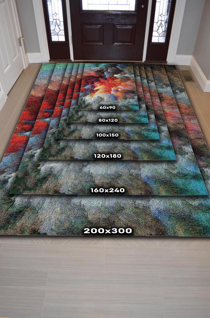 Patlam Dekoratif Halı