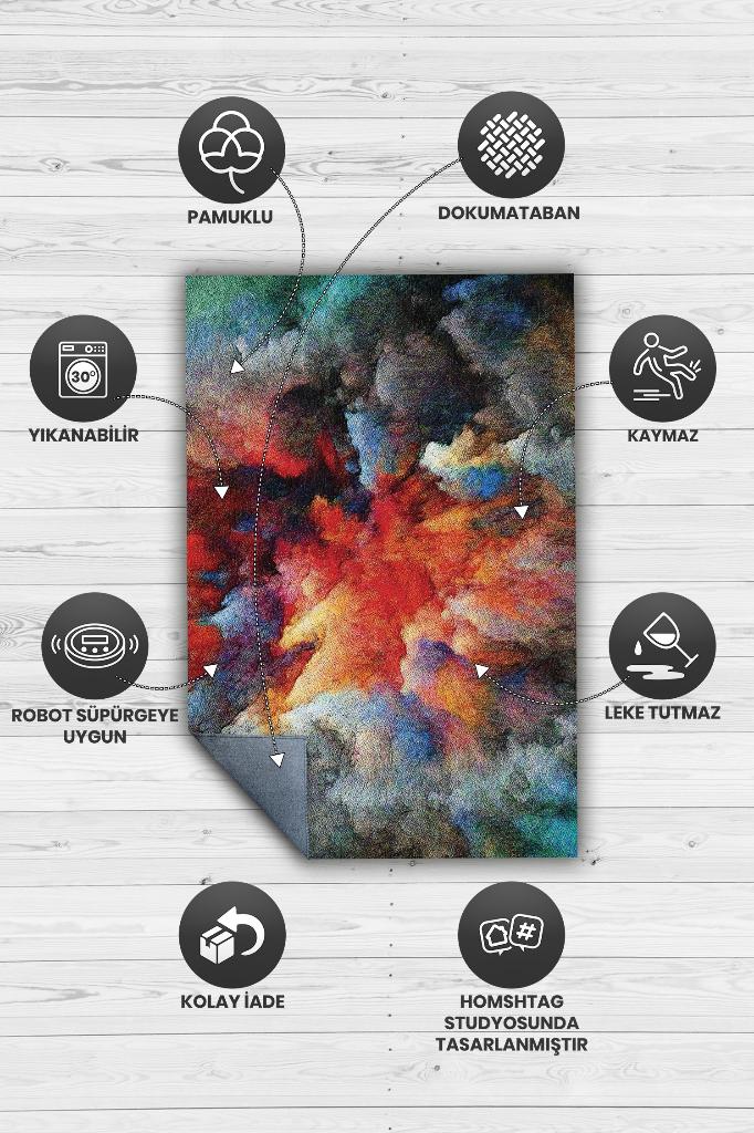 Patlam Dekoratif Halı