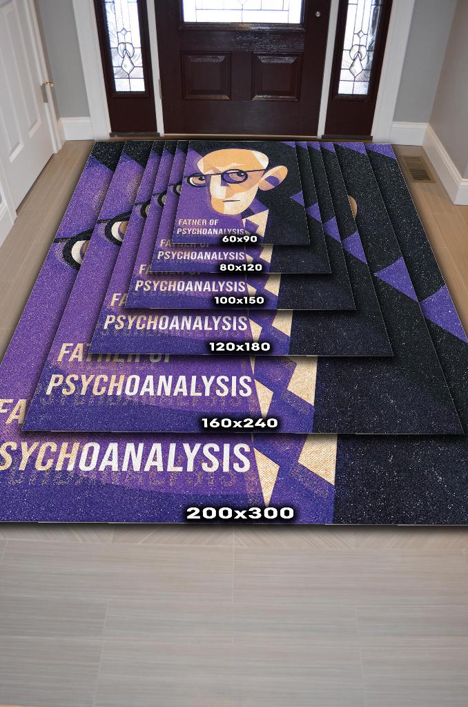 Psikoanalizin Babası Dekoratif Halı