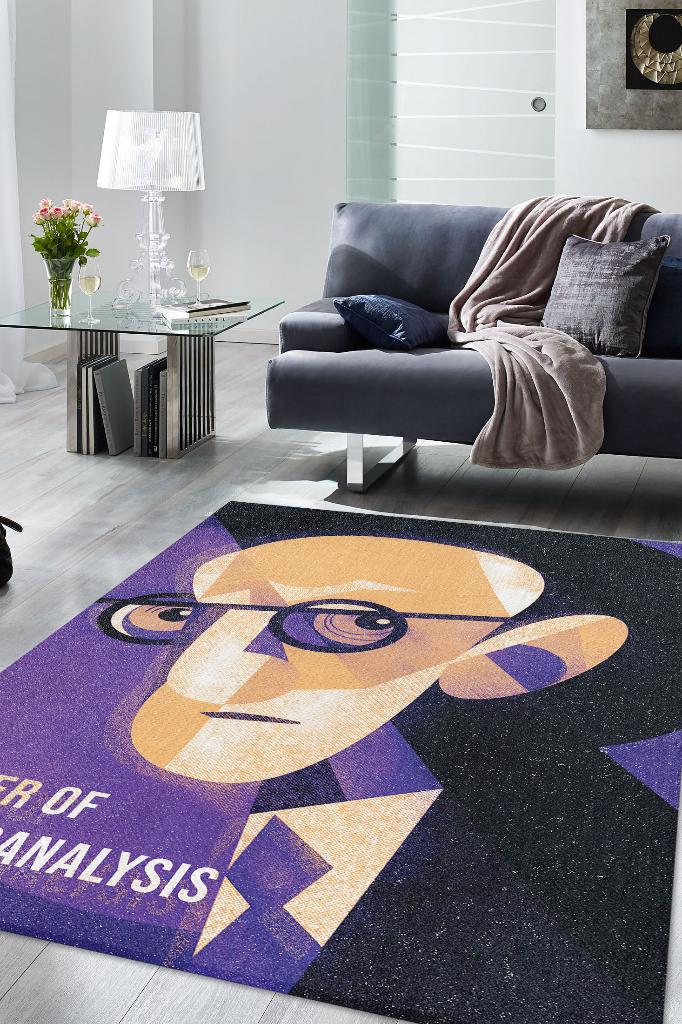 Psikoanalizin Babası Dekoratif Halı