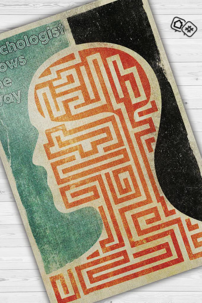 Psikolog Yolu Gösterir Dekoratif Halı