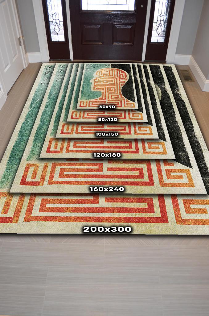 Psikolog Yolu Gösterir Dekoratif Halı