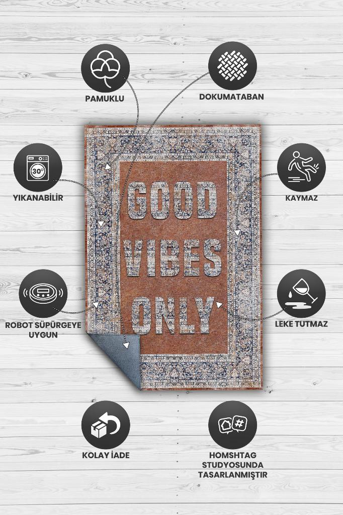 Sadece İyi Hisler Etnik Desenli Halı Geometrik Salon Halısı Çok Renkli Oturma Odası Halısı