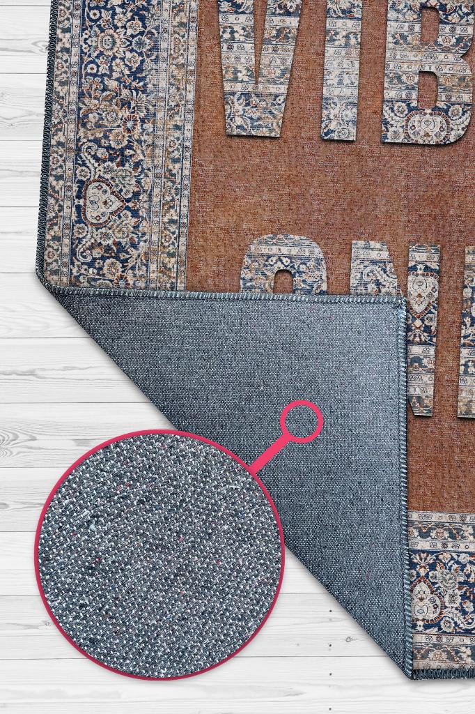 Sadece İyi Hisler Etnik Desenli Halı Geometrik Salon Halısı Çok Renkli Oturma Odası Halısı