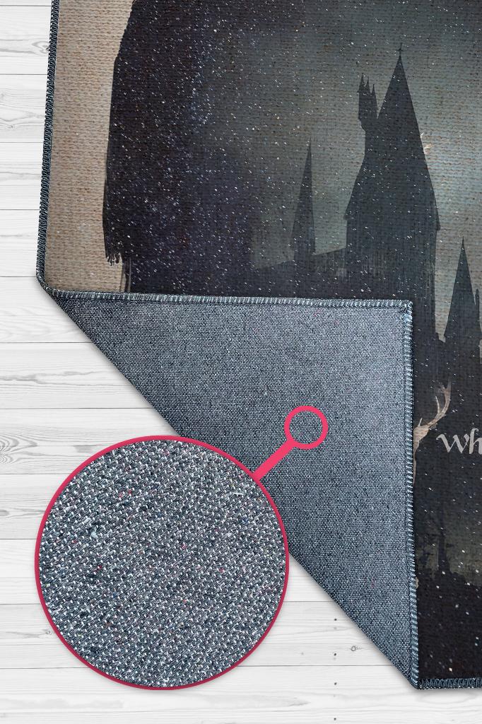 Seninleyiz Bej Renkli Harry Potter Halısı Çocuk Odası Halısı Çok Renk Halı Bohem Tarzı Halı