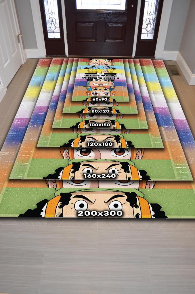 Şimdi Vazgeçemem Çok Renkli Halı Modern Dokuma Tabanlı Anime Sever Halısı Hediyelik Halı