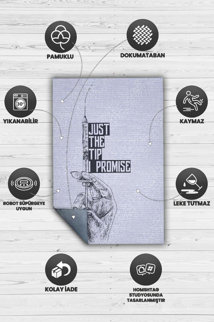 Söz Acımayacak Dekoratif Doktor Halısı