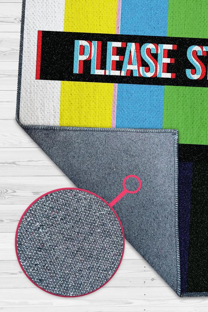 Standby Çok Renkli Halı Geometrik Oturma Odası Halısı Modern Çizgili Salon Halısı