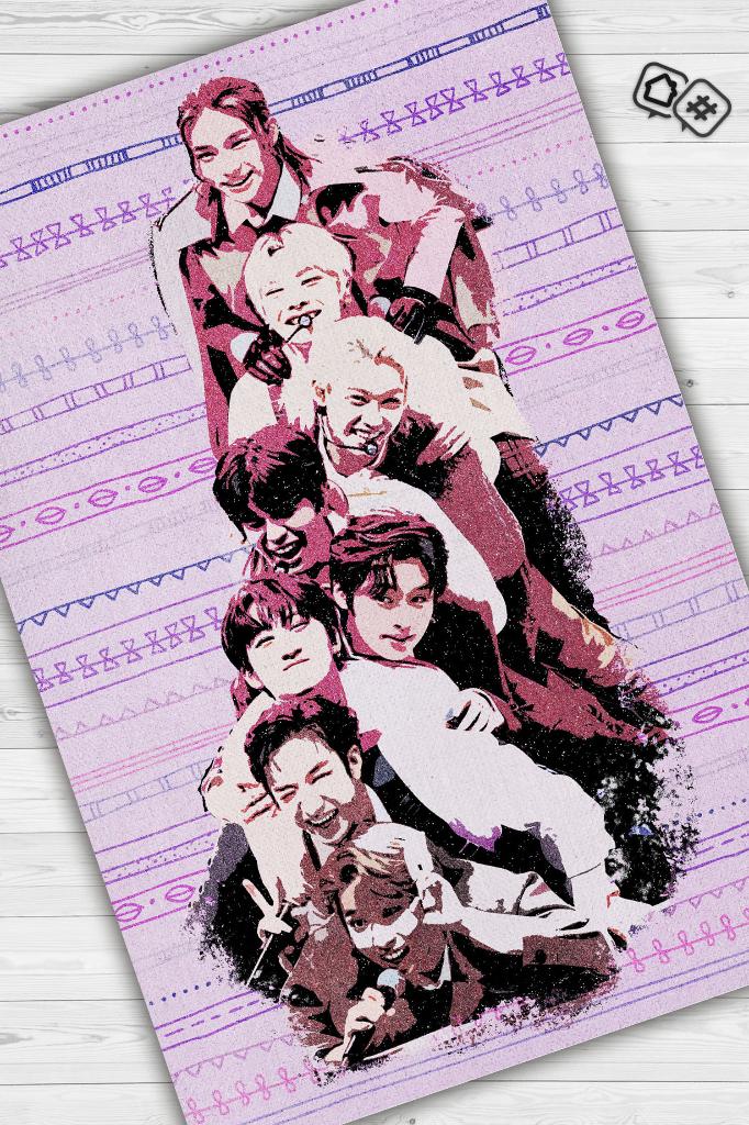 Stray Kids Çok Renkli Genç Kız Odası Halısı Modern Dokuma Halı Kpop Sever Müzik Temalı Halısı